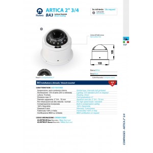 Μαγνητική Πυξίδα RIVIERA ARTICA BA3 - Mαύρη