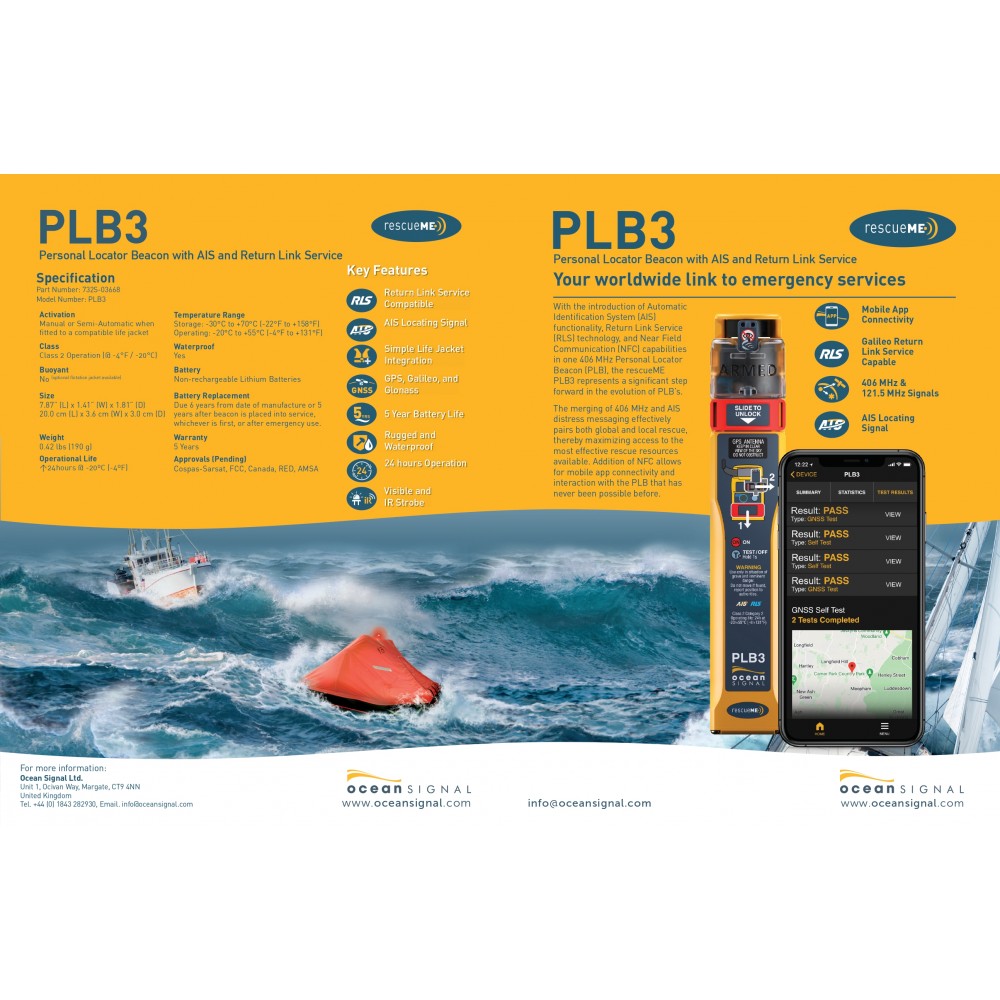 OCEAN SIGNAL RESCUEME PLB3