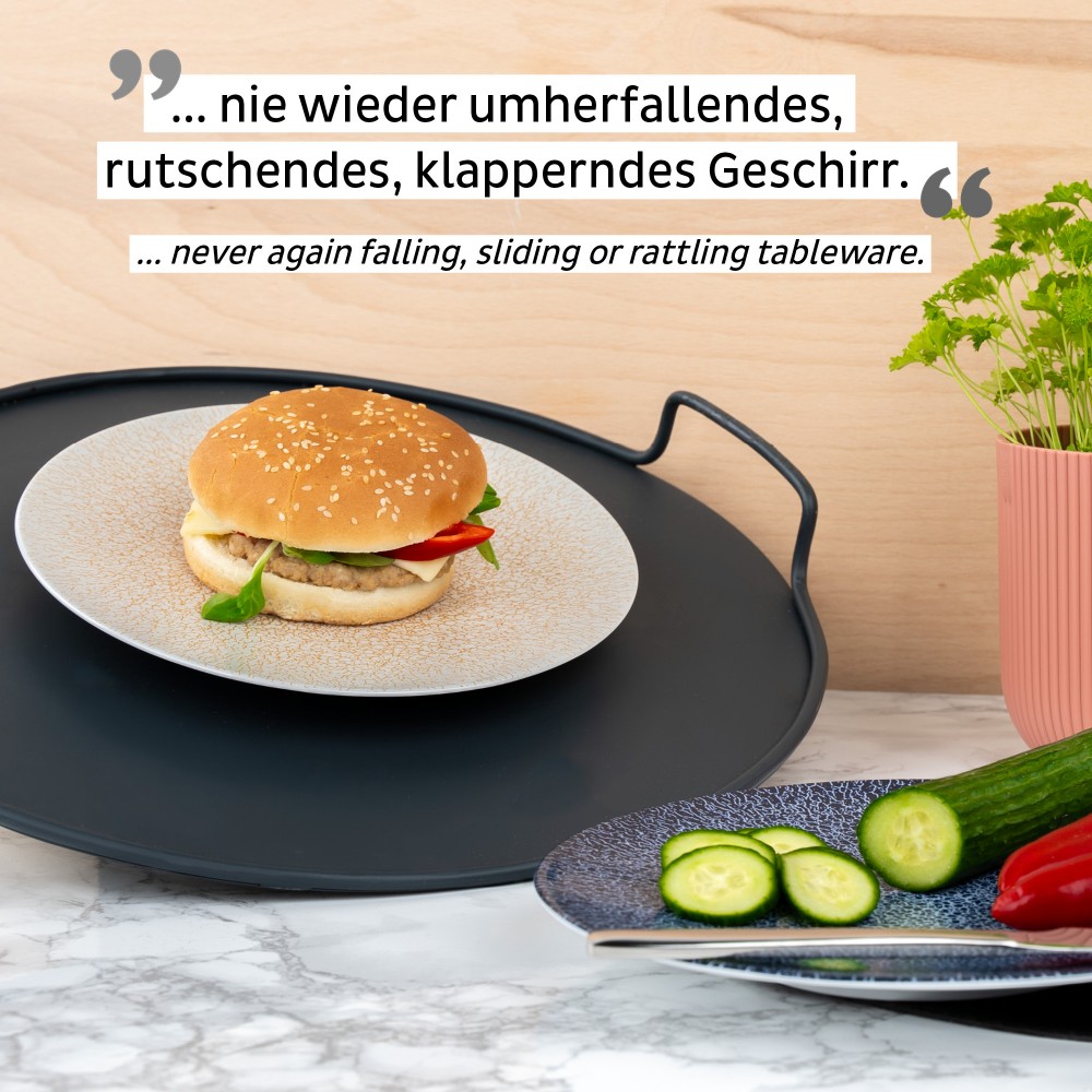 Μαγνητικά πιάτα πρωινού πορσελάνη βερυκοκκί (Σετ των 2)