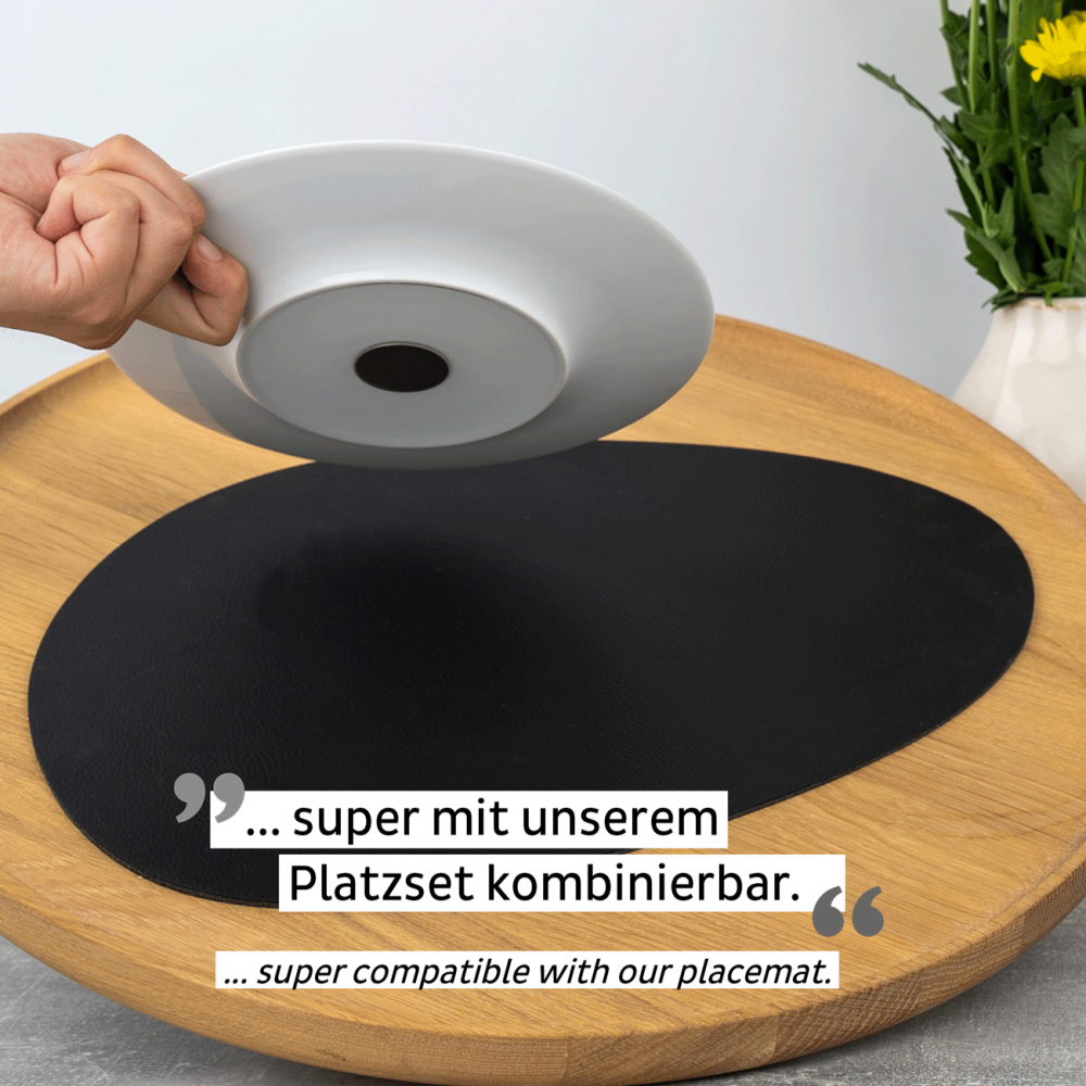 Μαγνητικά πιάτα πρωινού πορσελάνη μπλέ (Σετ των 2)