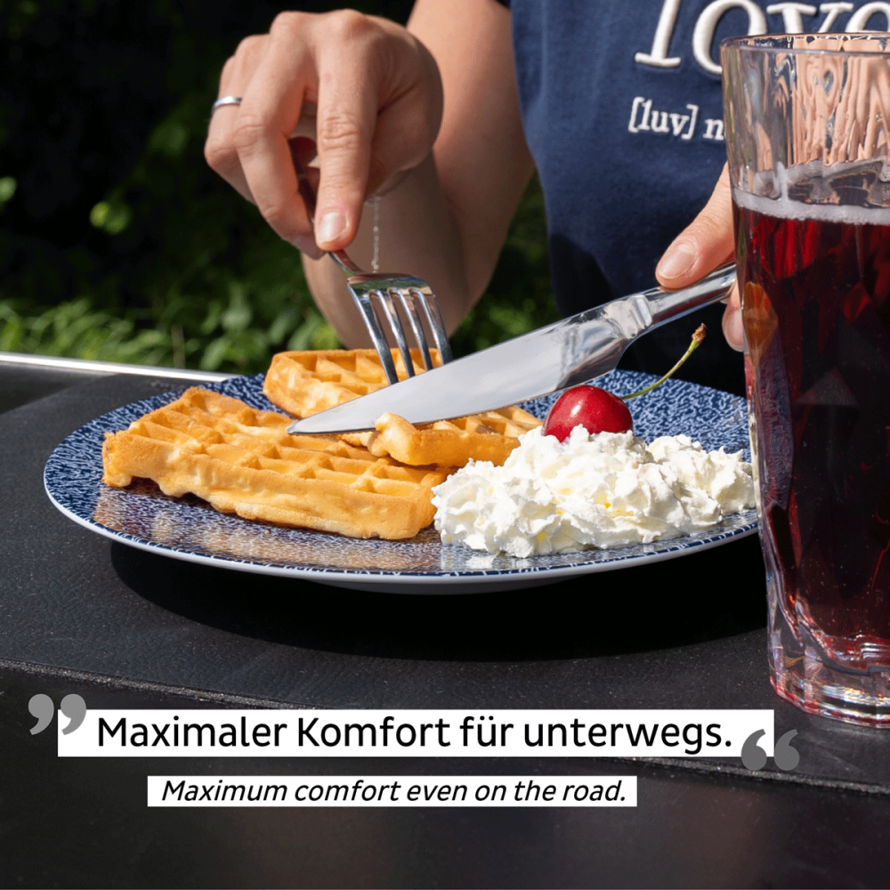 Μαγνητικά πιάτα πρωινού πορσελάνη μπλέ (Σετ των 2)