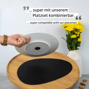 Μαγνητικά πιάτα φαγητού πορσελάνη βερυκοκκί (Σετ των 2)