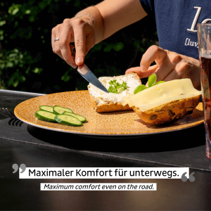 Μαγνητικά πιάτα φαγητού πορσελάνη βερυκοκκί (Σετ των 2)