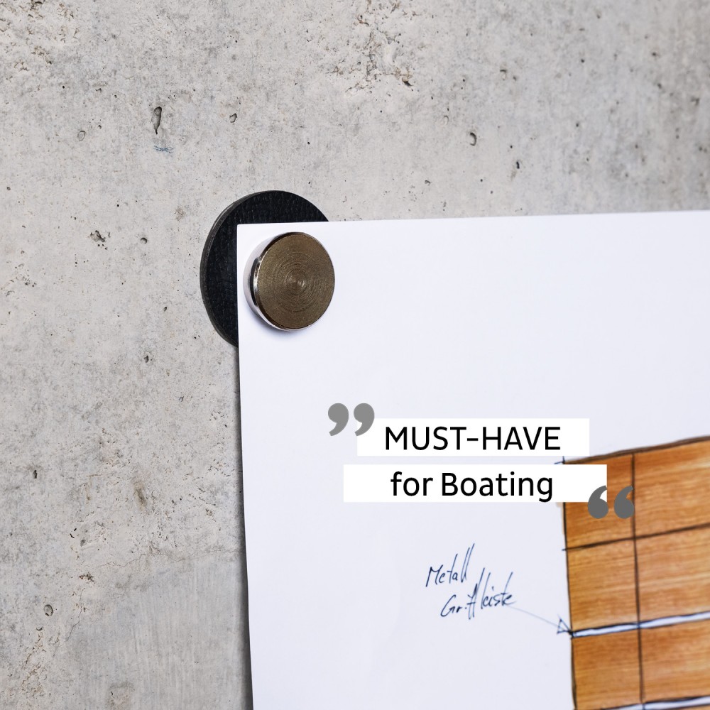 Μαγνητική καρφίτσα με μα΄ύρο σουβέρ (Σετ των 2) SILWY Mαγνητικά σκεύη