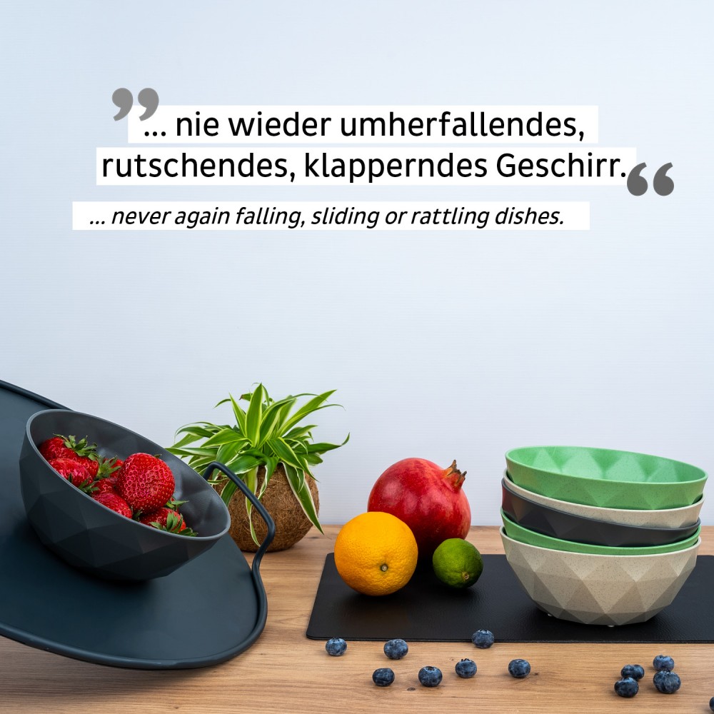 Μαγνητικά πλαστικά μπωλ πράσινα (Σετ των 2) SILWY Mαγνητικά σκεύη