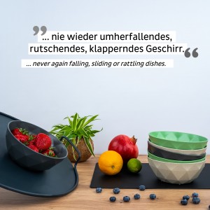 Μαγνητικά πλαστικά μπωλ πράσινα (Σετ των 2) SILWY Mαγνητικά σκεύη