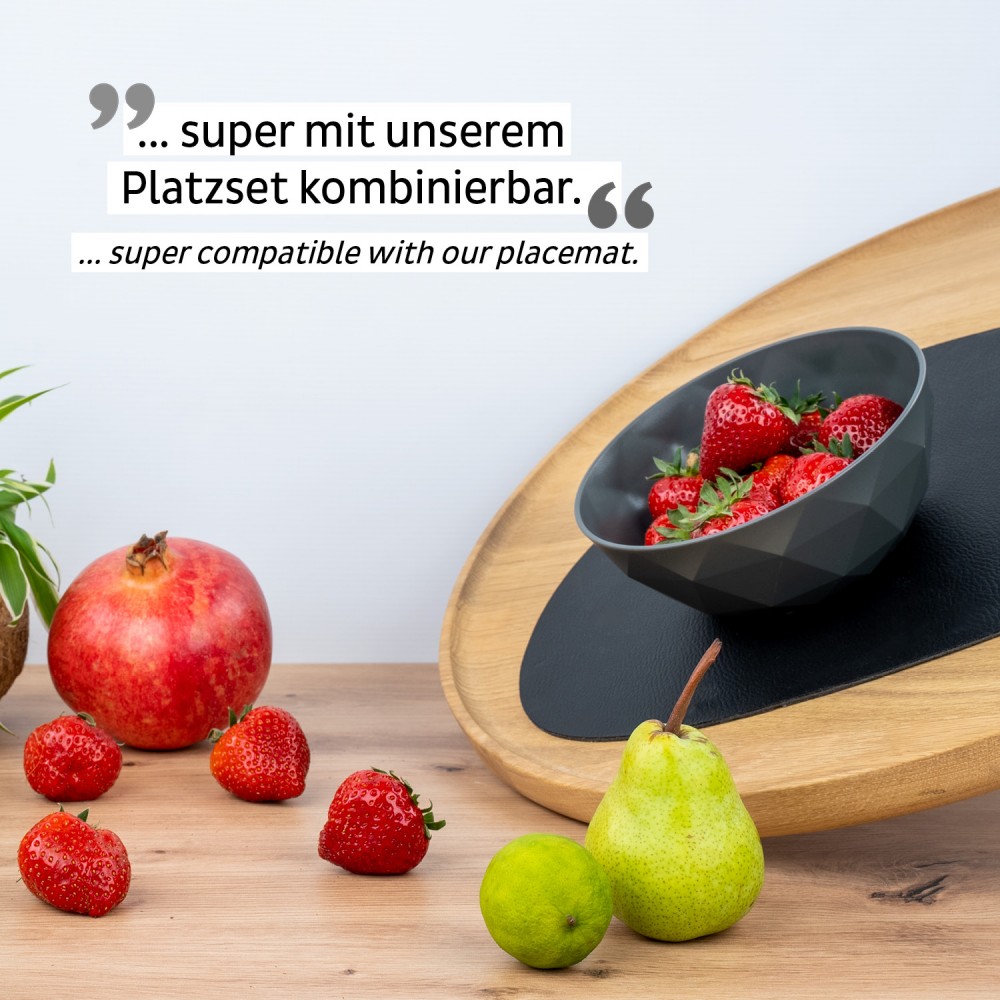 Μαγνητικά πλαστικά μπωλ γκρι (Σετ των 2) SILWY Mαγνητικά σκεύη