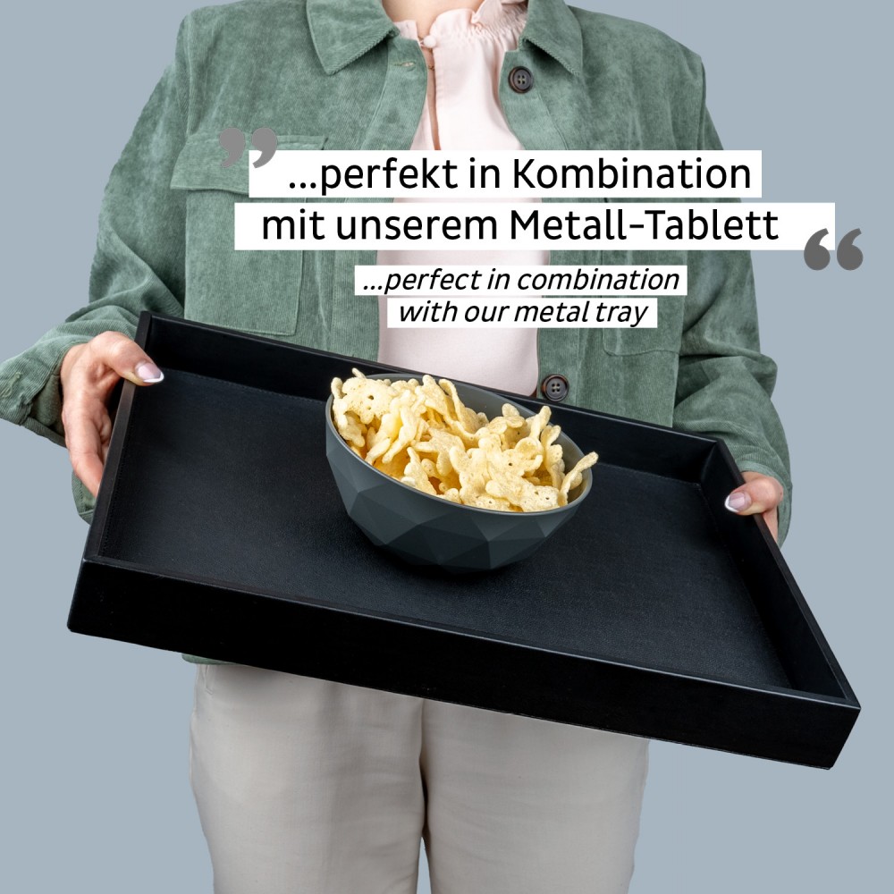 Μαγνητικά πλαστικά μπωλ γκρι (Σετ των 2) SILWY Mαγνητικά σκεύη