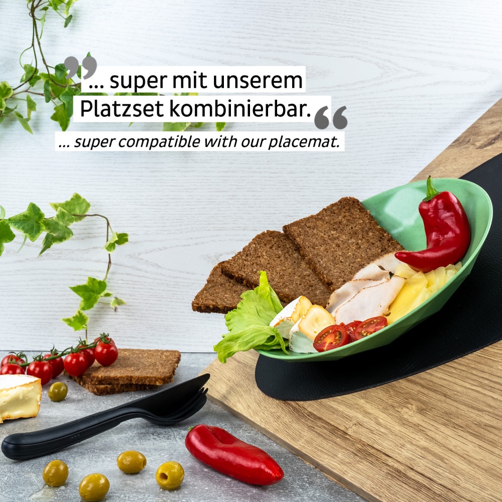 Μαγνητικά πλαστικά πιάτα πράσινα (Σετ των 2) SILWY Mαγνητικά σκεύη