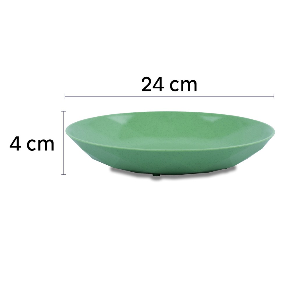 Μαγνητικά πλαστικά πιάτα πράσινα (Σετ των 2) SILWY Mαγνητικά σκεύη