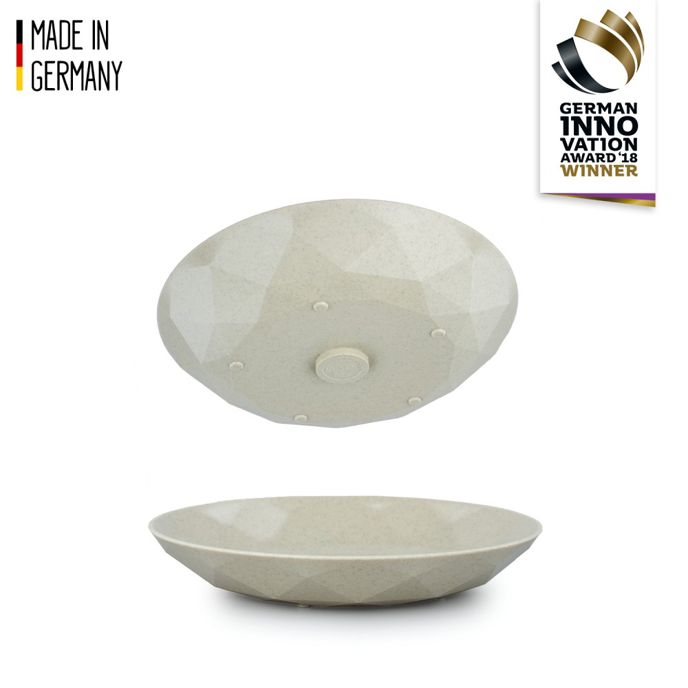 Μαγνητικά πλαστικά πιάτα μπεζ (Σετ των 2) SILWY Mαγνητικά σκεύη