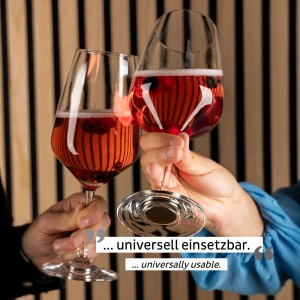 Μαγνητικό Κρυστάλλινο ποτήρι κόκκινου κρασιού (Σετ των 2) SILWY Mαγνητικά σκεύη