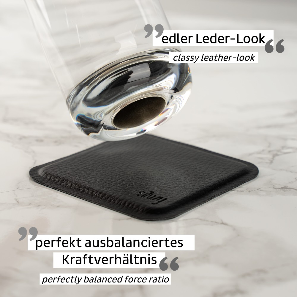 Μαγνητικό λεπτό Κρυστάλλινο ποτήρι νερού, χυμού, ποτού (Σετ των 2) SILWY Mαγνητικά σκεύη