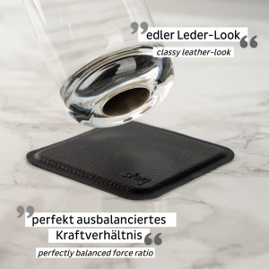 Μαγνητικό λεπτό Κρυστάλλινο ποτήρι νερού, χυμού, ποτού (Σετ των 2) SILWY Mαγνητικά σκεύη