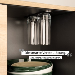 Μαγνητικό λεπτό Κρυστάλλινο ποτήρι νερού, χυμού, ποτού (Σετ των 2) SILWY Mαγνητικά σκεύη