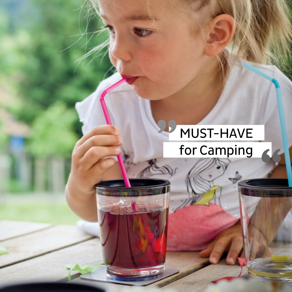 Πλαστικό καπάκι με τρύπα για μαγνητικά πλαστικά ποτήρια (Σετ των 2) SILWY Mαγνητικά σκεύη