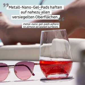 Μαγνητικό Κρυστάλλινο ποτήρι νερού, χυμού, ποτού (Σετ των 2) SILWY Mαγνητικά σκεύη