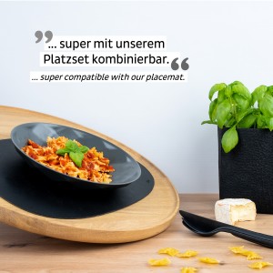 Μαγνητικά πλαστικά πιάτα γκρί (Σετ των 2) SILWY Mαγνητικά σκεύη