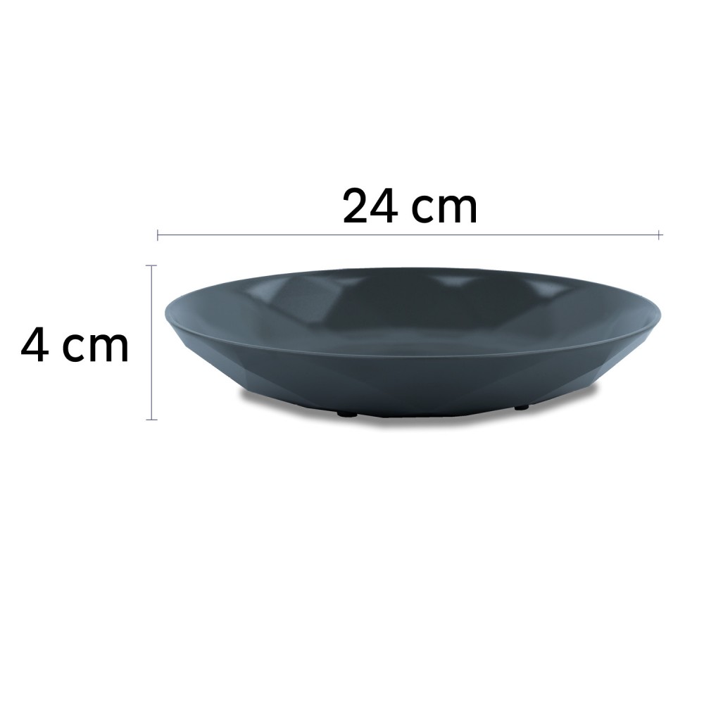 Μαγνητικά πλαστικά πιάτα γκρί (Σετ των 2) SILWY Mαγνητικά σκεύη