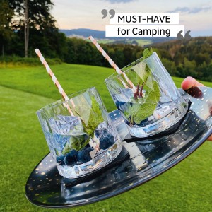 Μαγνητικό πλαστικό ποτήρι Ουίσκι (Σετ των 2) SILWY Mαγνητικά σκεύη