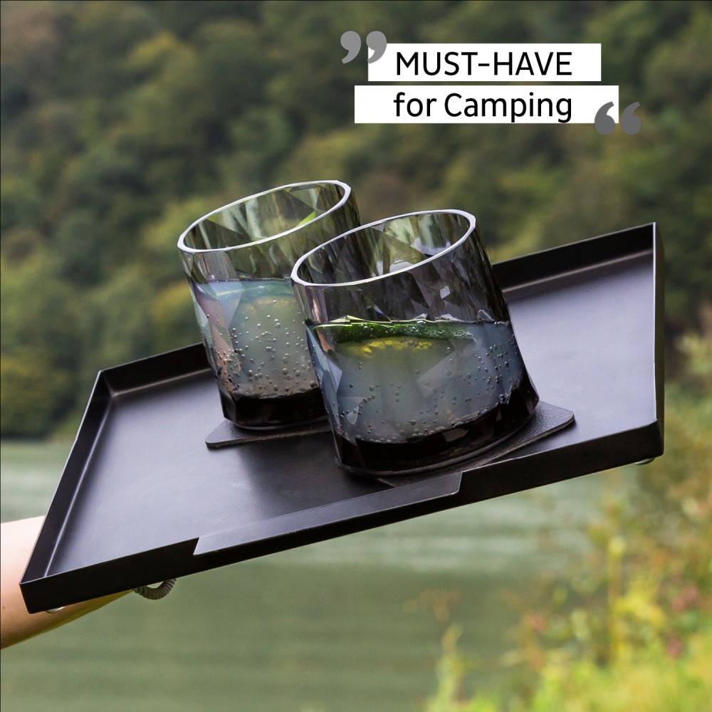 Μαγνητικό πλαστικό ποτήρι Ουίσκι γκρί (Σετ των 2) SILWY Mαγνητικά σκεύη