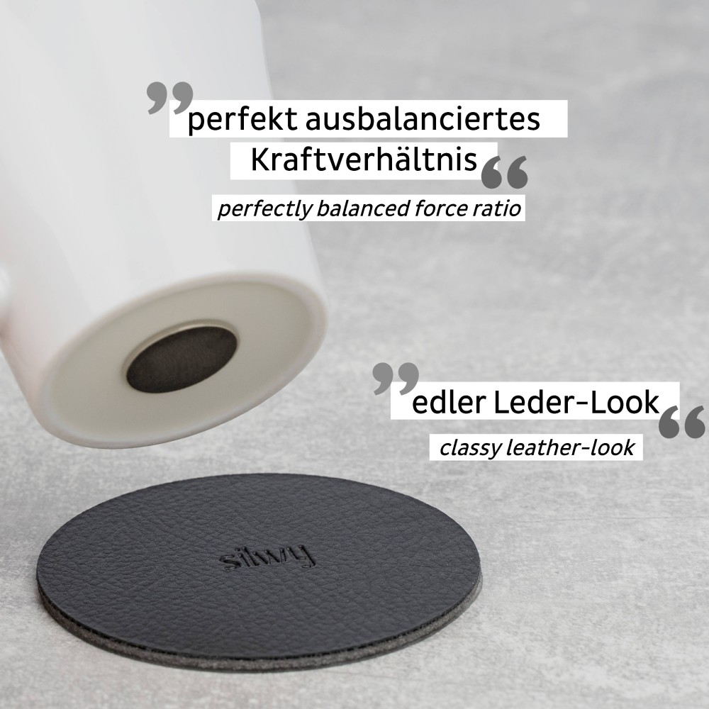 Μαγνητική Κούπα Εσπρέσσο Πορσελάνη (Σετ των 2) SILWY Mαγνητικά σκεύη