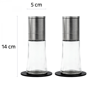 Μαγνητικοί Γιάλυνοι μύλοι Μπαχαρικών (Σετ των 2) SILWY Mαγνητικά σκεύη