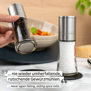 Μαγνητικοί Γιάλυνοι μύλοι Μπαχαρικών (Σετ των 2) SILWY Mαγνητικά σκεύη