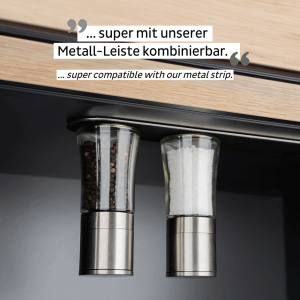 Μαγνητικοί Γιάλυνοι μύλοι Μπαχαρικών (Σετ των 2) SILWY Mαγνητικά σκεύη