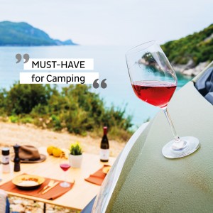 Μαγνητικό Κρυστάλλινο ποτήρι κρασιού (Σετ των 2) SILWY Mαγνητικά σκεύη