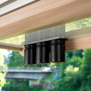 Γυάλινο βαζάκι μπαχαρικών μαύρο 192ml (Σετ των 3) SILWY Mαγνητικά σκεύη