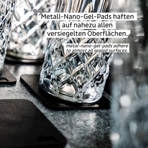 Μαγνητικό Κρυστάλλινο ποτήρι νερού, χυμού, ποτού (Σετ των 4) SILWY Mαγνητικά σκεύη