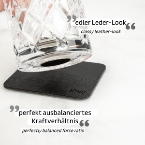 Μαγνητικό Κρυστάλλινο ποτήρι νερού, χυμού, ποτού (Σετ των 4) SILWY Mαγνητικά σκεύη