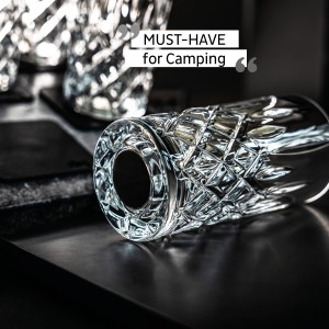 Μαγνητικό Κρυστάλλινο ποτήρι νερού, χυμού, ποτού (Σετ των 4) SILWY Mαγνητικά σκεύη