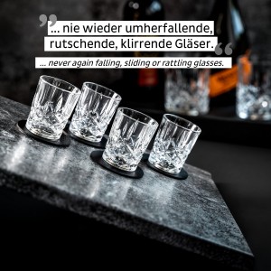 Μαγνητικό Κρυστάλλινο ποτήρι Σφηνάκι  (Σετ των 4) SILWY Mαγνητικά σκεύη