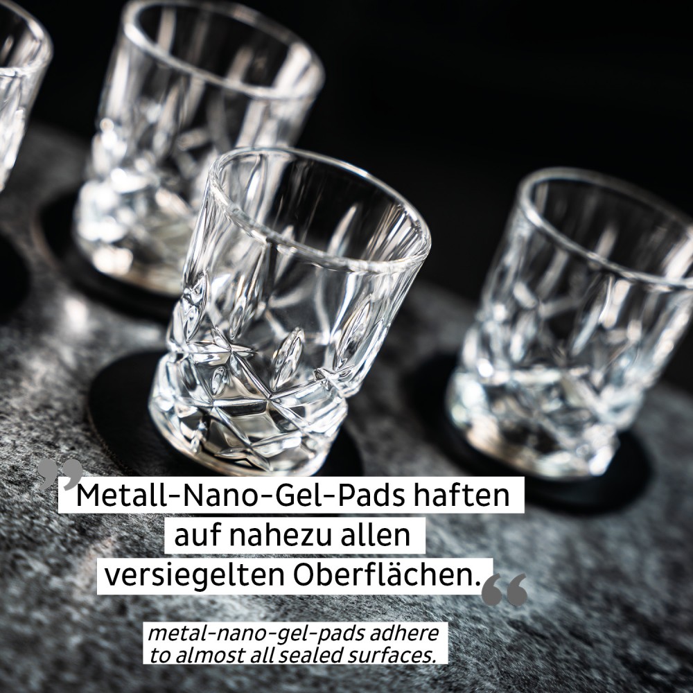 Μαγνητικό Κρυστάλλινο ποτήρι Σφηνάκι  (Σετ των 4) SILWY Mαγνητικά σκεύη