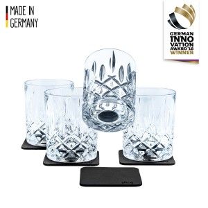 Μαγνητικό Κρυστάλλινο ποτήρι Ουίσκι (Σετ των 4) SILWY Mαγνητικά σκεύη