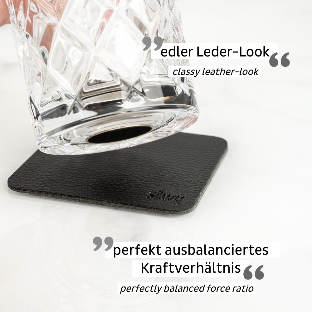 Μαγνητικό Κρυστάλλινο ποτήρι Ουίσκι (Σετ των 4) SILWY Mαγνητικά σκεύη