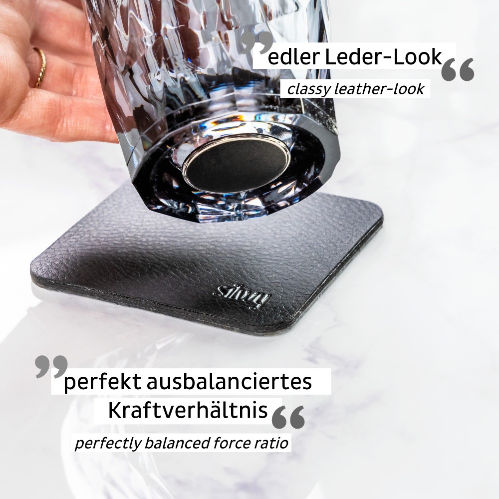 Μαγνητικό πλαστκό ποτήρι νερού, χυμού, ποτού γκρί (Σετ των 6) SILWY Mαγνητικά σκεύη