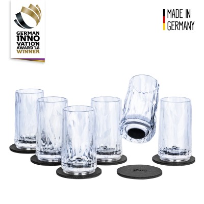 Μαγνητικό πλαστικό ποτήρι σφηνάκι (Σετ των 6)