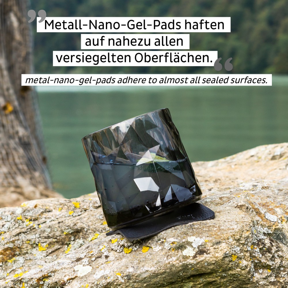 Μαγνητικό πλαστικό ποτήρι Ουίσκι γκρί (Σετ των 6) SILWY Mαγνητικά σκεύη