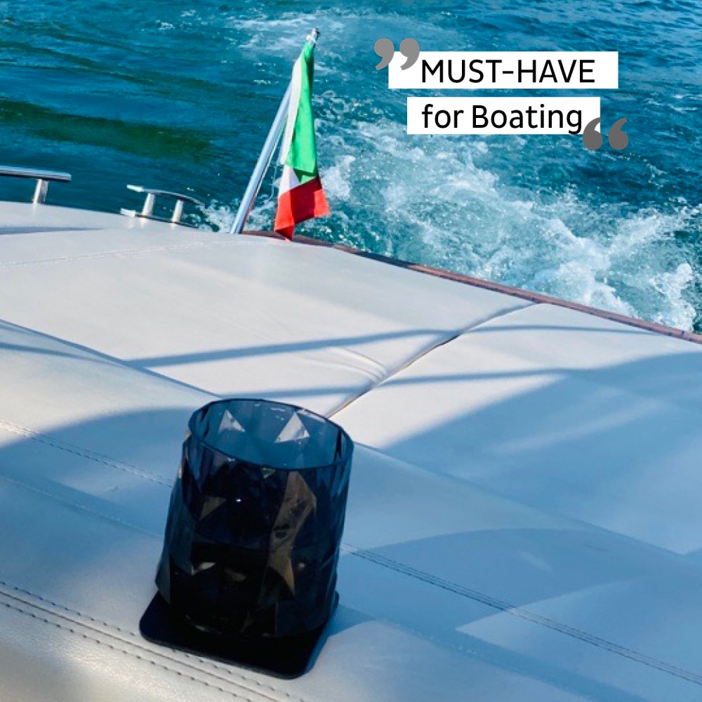 Μαγνητικό πλαστικό ποτήρι Ουίσκι γκρί (Σετ των 6) SILWY Mαγνητικά σκεύη