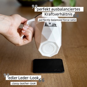 Μαγνητική πλαστική κούπα με λαβή TO-GO ΚΑΜΠΙΝΓΚ με μαύρο σουβέρ