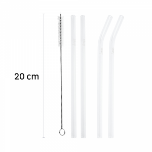 Καλαμάκια Γυάλινα (Σετ)