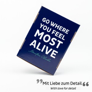 Σετ κουτί δώρου "MOUNTAIN CLIMBER" και 2 μαγνητικά κρυστάλινα ποτήρια σφηνάκι 