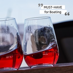 Σετ κουτί δώρου με φρούτα του δάσους και μαγνητικά κρυστάλλινα ποτήρια