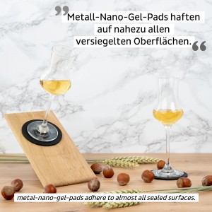 Σετ κουτί δώρου με λικέρ και μαγνητικά κρυστάλλινα ποτήρια λικέρ 