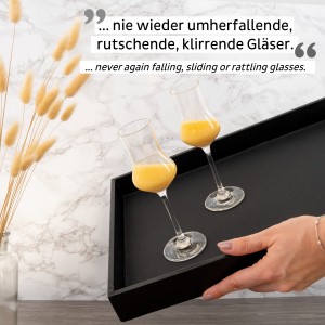 Σετ κουτί δώρου με λικέρ και μαγνητικά κρυστάλλινα ποτήρια λικέρ 