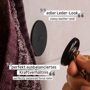 Μαγνητικός γάντζος με μα΄ύρο σουβέρ SILWY Mαγνητικά σκεύη