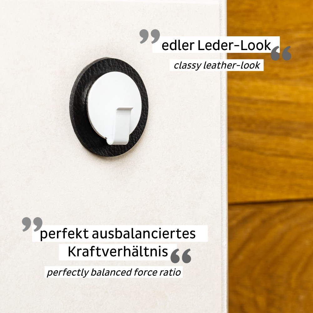 Μαγνητικός γάντζος άσπρος με μα΄ύρο σουβέρ SILWY Mαγνητικά σκεύη